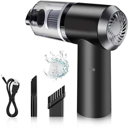 Portable Vacuum Suction Cleaner & Air Duster - Wireless