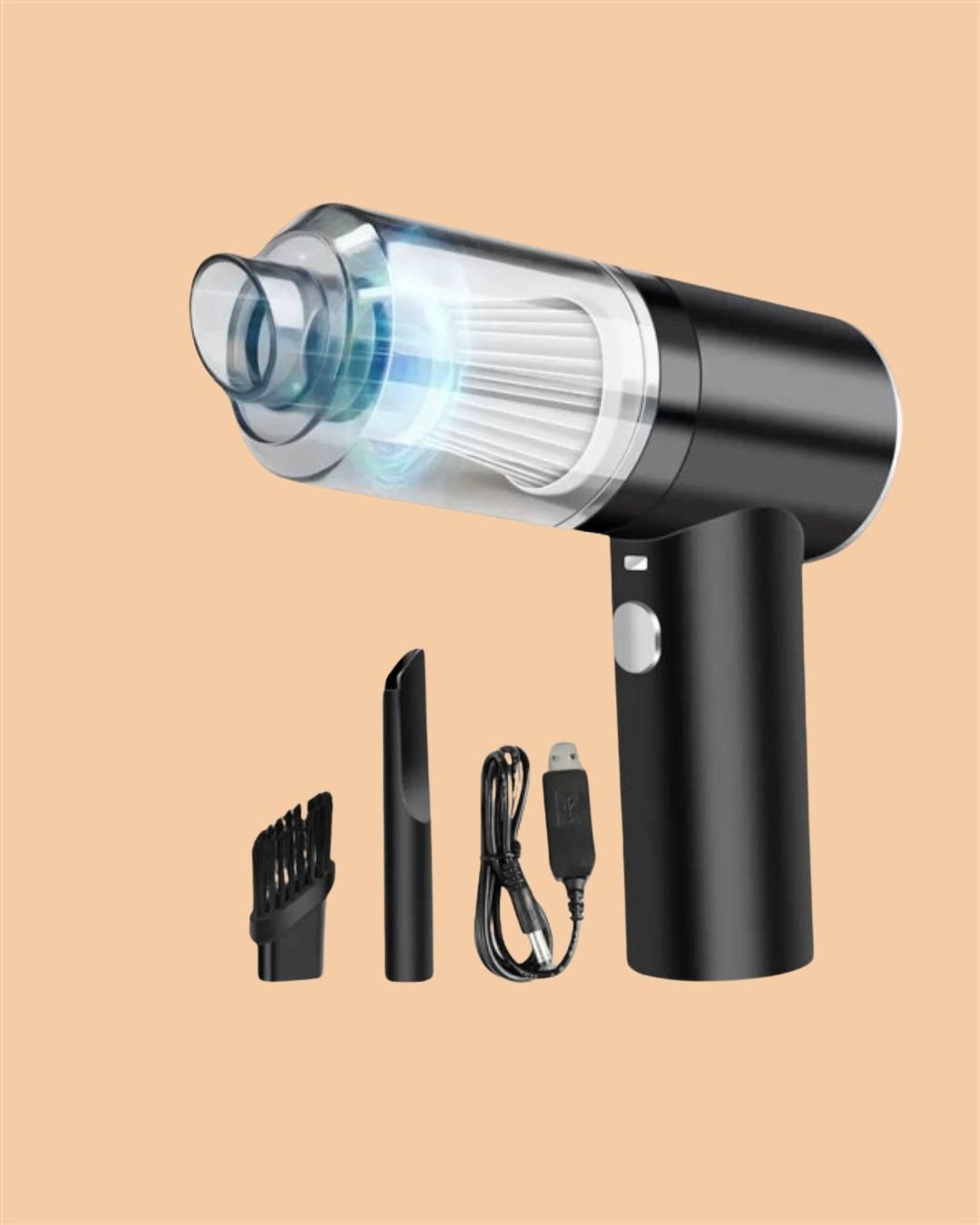 Portable Vacuum Suction Cleaner & Air Duster - Wireless