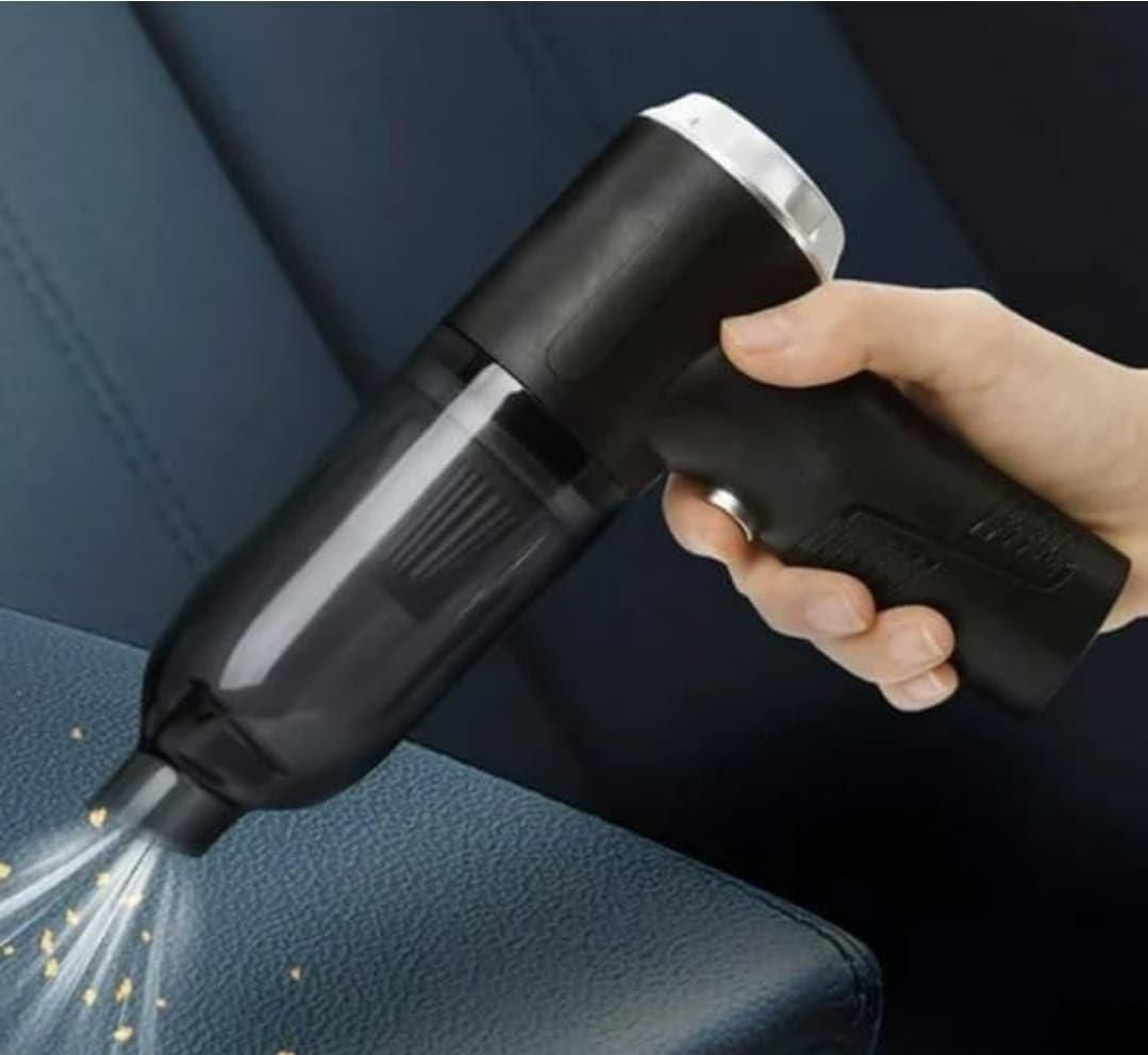 Portable Vacuum Suction Cleaner & Air Duster - Wireless