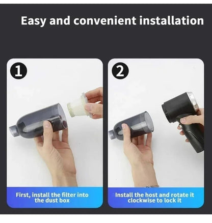 Portable Vacuum Suction Cleaner & Air Duster - Wireless